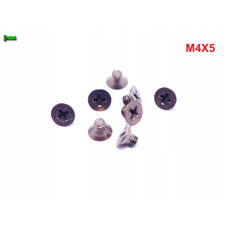 M4x5 śruby tytanowe din 965 iso 7046 śruba tytanowa stożkowa tytan grade 2