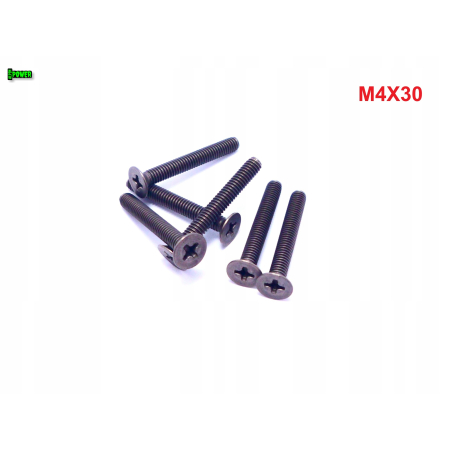 M4x30 śruby tytanowe din 965 iso 7046 śruba tytanowa stożkowa tytan grade 2