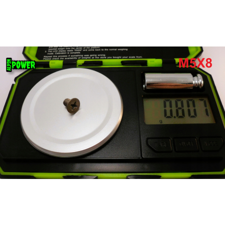 M5x8 śruby tytanowe din 965 iso 7046 śruba tytanowa stożkowa tytan grade 2