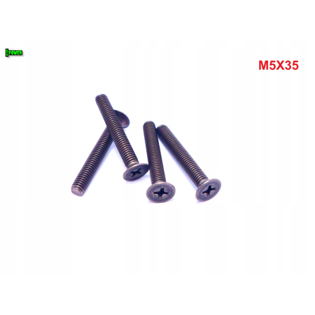 M5x35 śruby tytanowe din 965 iso 7046 śruba tytanowa stożkowa tytan grade 2