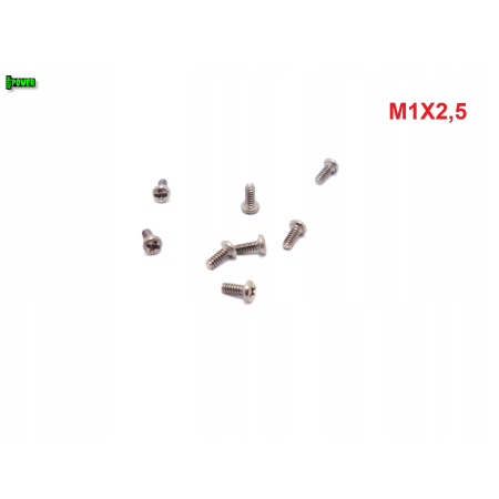 M1x2,5 śruba philips tytanowa grade 2