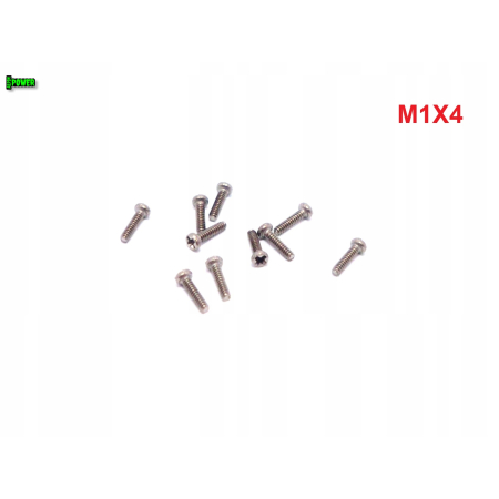 M1x4 śruba philips tytanowa grade 2