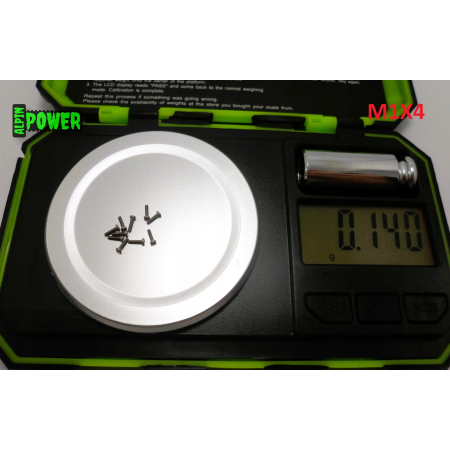 M1x4 śruba philips tytanowa grade 2