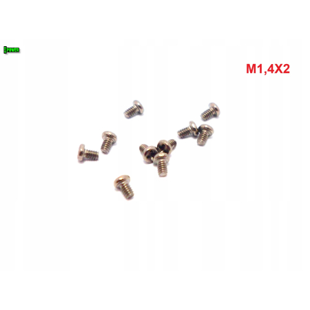 M1,4x2 śruba philips tytanowa grade 2