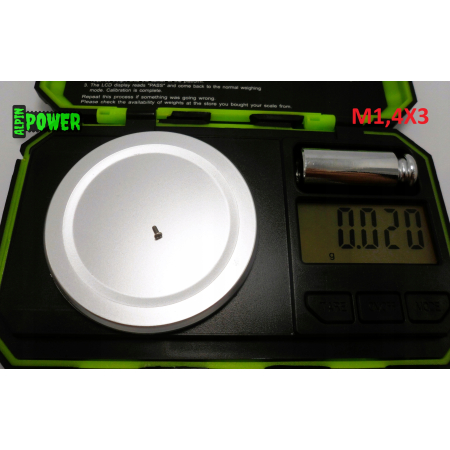 M1,4x3 śruba philips tytanowa grade 2