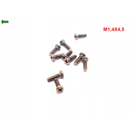M1,4x4,5 śruba philips tytanowa