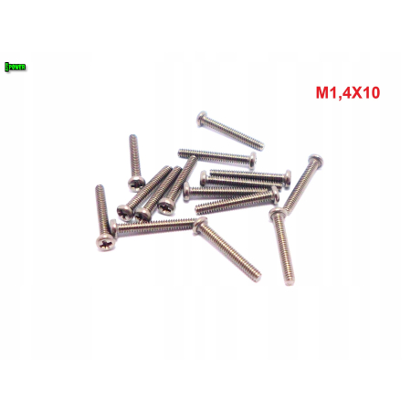M1,4x10 śruba philips tytanowa