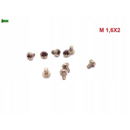 M1,6x2 śruba philips tytanowa grade 2
