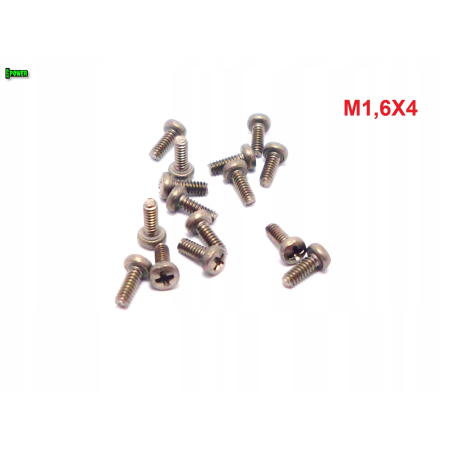 M1,6x4 śruba philips tytanowa grade 2