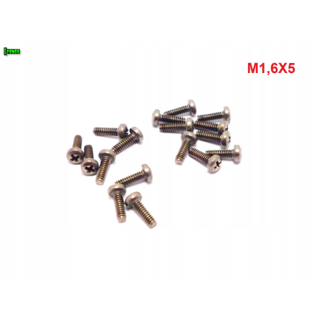 M1,6x5 śruba philips tytanowa grade 2