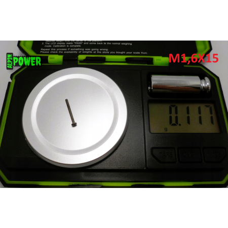 M1,6x15 śruba philips tytanowa grade 2