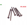 M1,6x20 śruba philips tytanowa grade 2