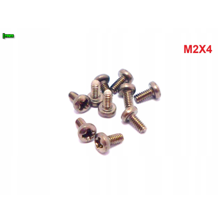 M2x4 śruba philips tytanowa grade 2