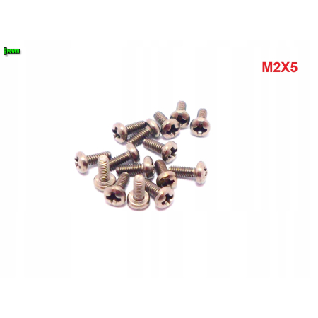 M2x5 śruba philips tytanowa grade 2