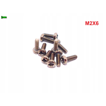 M2x6 śruba philips tytanowa grade 2