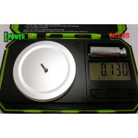 M2x8 śruba philips tytanowa grade 2