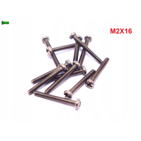 M2x16 śruba philips tytanowa grade 2