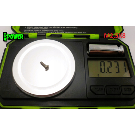 M2,5x8 śruba philips tytanowa grade 2 din 7985 iso 7045 śruby tytanowe