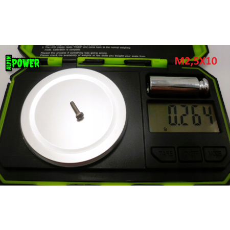 M2,5x10 śruba philips tytanowa grade 2 din 7985 iso 7045 śruby tytanowe