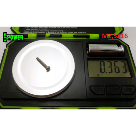 M2,5x16 śruba philips tytanowa grade 2 din 7985 iso 7045 śruby tytanowe