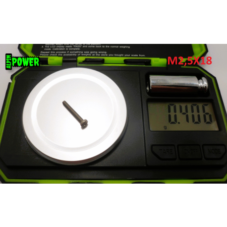 M2,5x18 śruba philips tytanowa grade 2 din 7985 iso 7045 śruby tytanowe