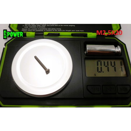 M2,5x20 śruba philips tytanowa grade 2 din 7985 iso 7045 śruby tytanowe