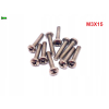 M3x15 śruba philips tytanowa grade 2