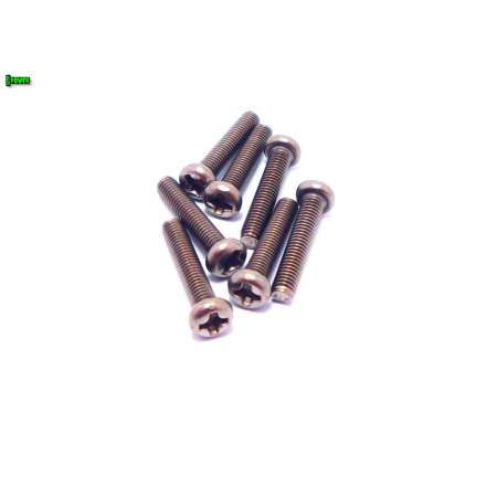 M3x16 śruba philips tytanowa grade 2 din 7985 iso 7045 śruby tytanowe