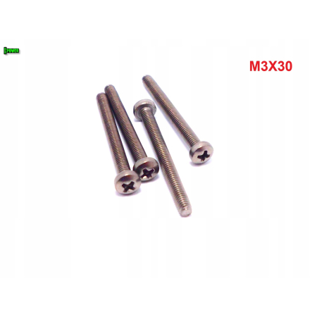 M3x30 śruba philips tytanowa grade 2