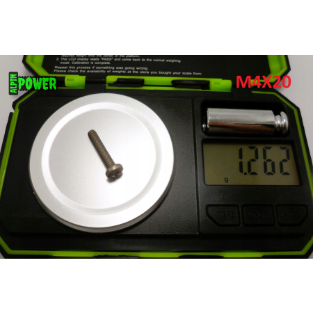 M4x20 śruba philips tytanowa