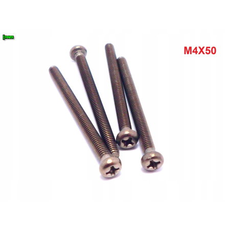M4x50 śruba philips tytanowa grade 2
