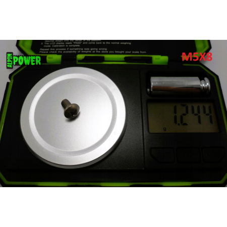 M5x8 śruba philips tytanowa grade 2