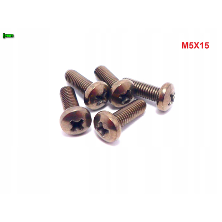 M5x15 śruba philips tytanowa grade 2