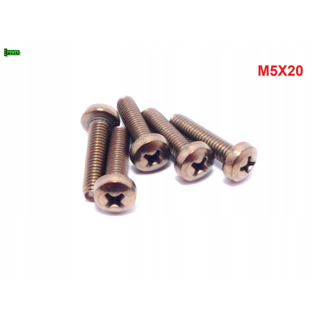 M5x20 śruba philips tytanowa grade 2
