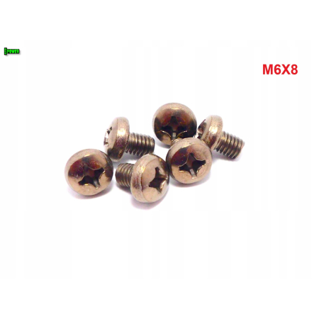 M6x8 śruba philips tytanowa grade 2