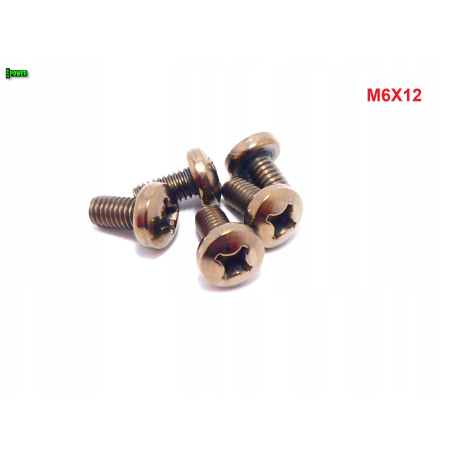M6x12 śruba philips tytanowa grade 2