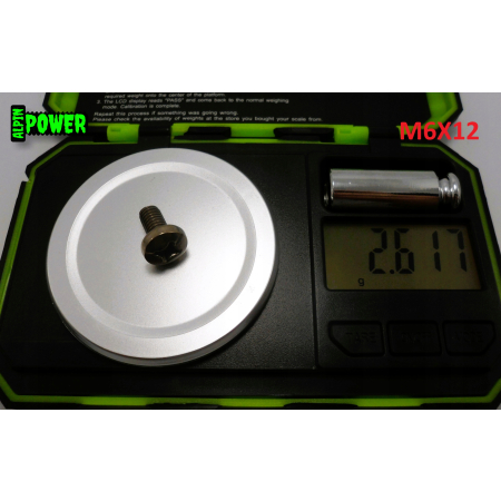 M6x12 śruba philips tytanowa grade 2