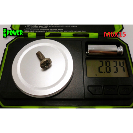 M6x15 śruba philips tytanowa grade 2