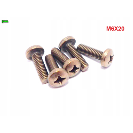 M6x20 śruba philips tytanowa grade 2