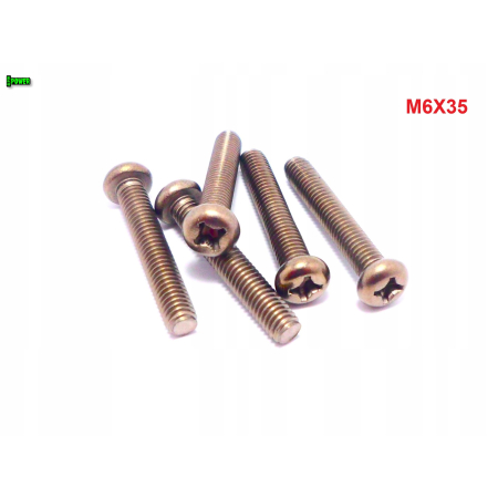 M6x35 śruba philips tytanowa grade 2