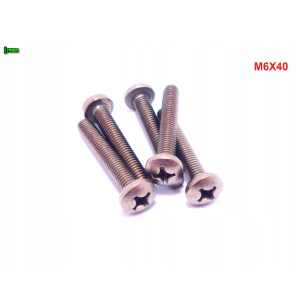 M6x40 śruba philips tytanowa grade 2