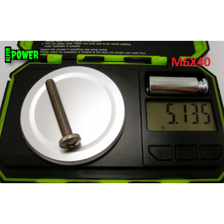M6x40 śruba philips tytanowa grade 2