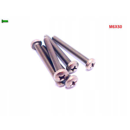 M6x50 śruba philips tytanowa grade 2