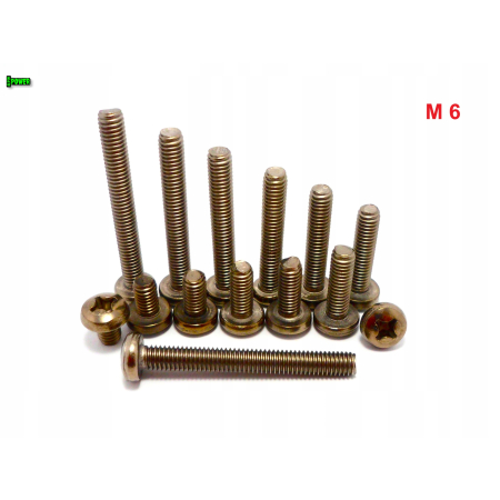 M6x50 śruba philips tytanowa grade 2