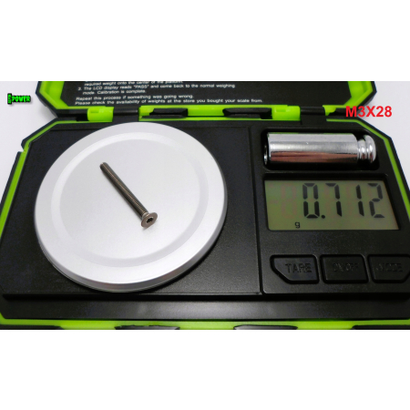 M3x28 śruba tytanowa imbusowa din 7991 tytan gr2 śruby tytanowe stożkowe