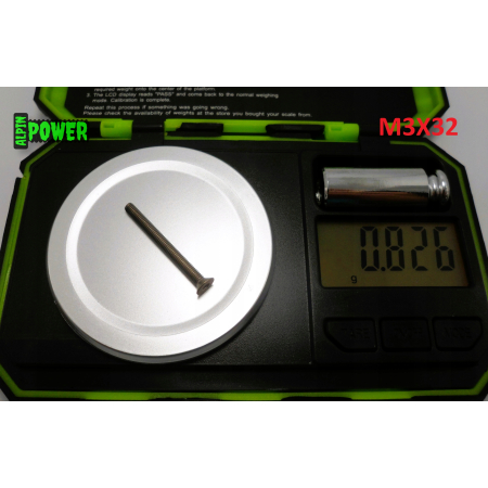 M3x32 śruba tytanowa z łbem stożkowym imbusowa din 7991 tytan grade 2