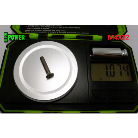 M4x22 śruba tytanowa z łbem stożkowym imbusowa din 7991 tytan grade 2