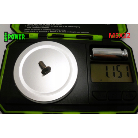 M5x12 śruba tytanowa z łbem stożkowym imbusowa din 7991 tytan grade 2