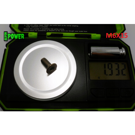 M6x15 śruba tytanowa z łbem stożkowym imbusowa din 7991 tytan grade 2