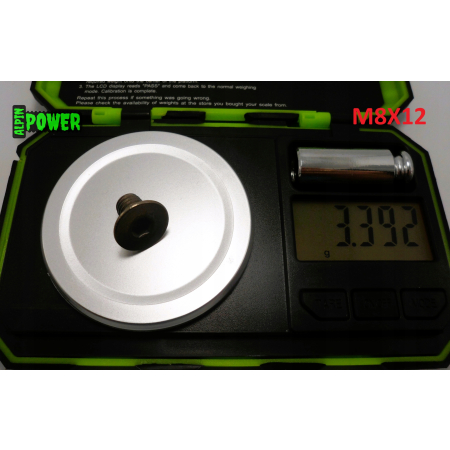 M8x12 śruba tytanowa z łbem stożkowym imbusowa din 7991 tytan grade 2